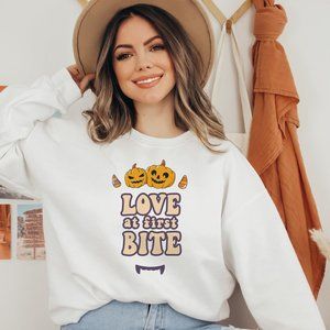 Love at First Bite Halloween Sweatshirt